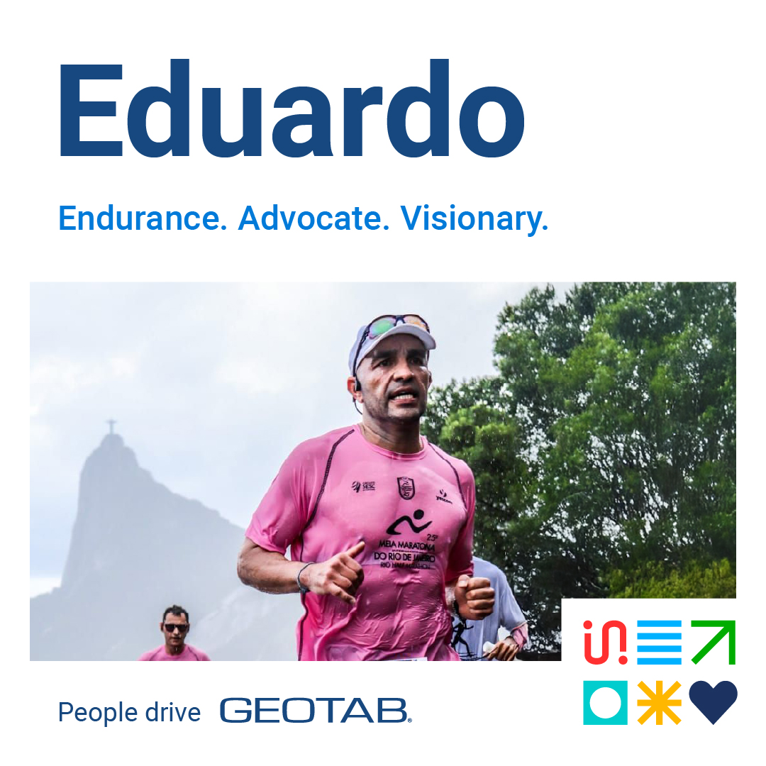 Image of Geotabber Eduardo Canicoba running